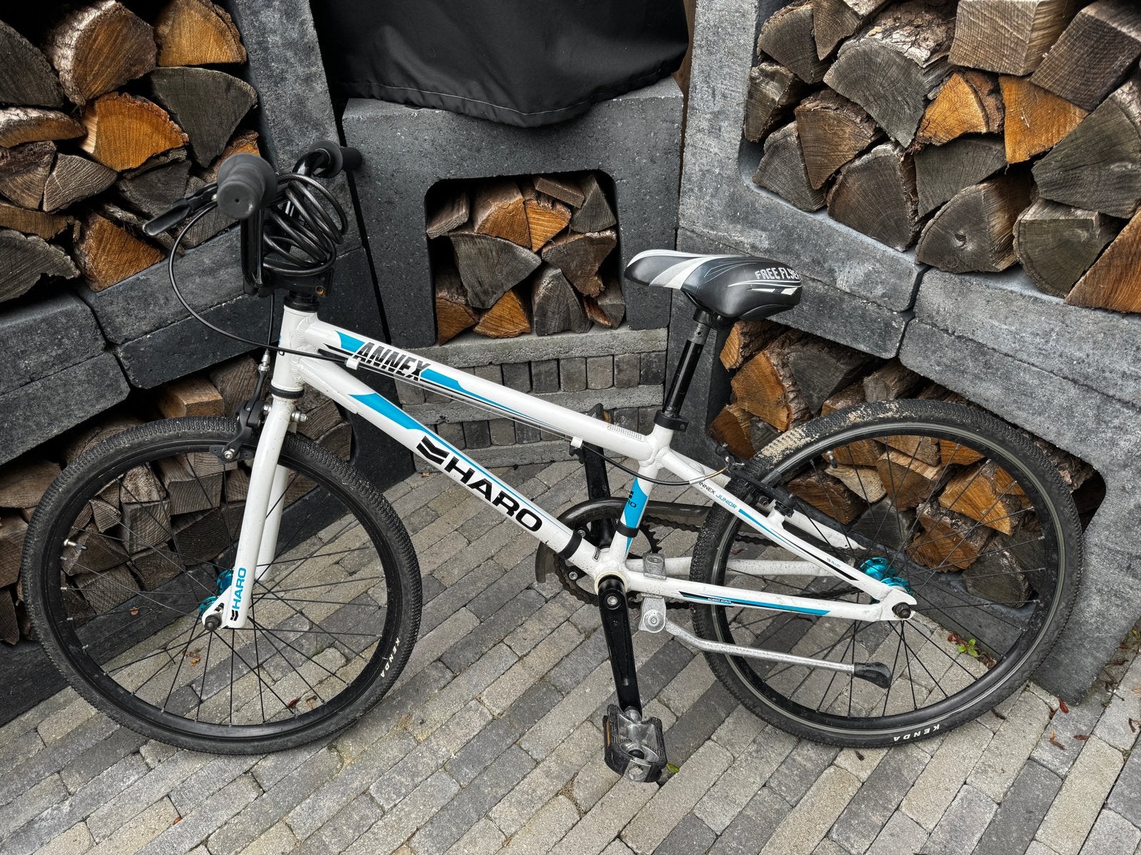 Haro Annex Junior BMX Racefiets - Wit/Blauw, Fietsen en Brommers, Fietsen | Crossfietsen en BMX, Gebruikt, 16 tot 20 inch, Aluminium