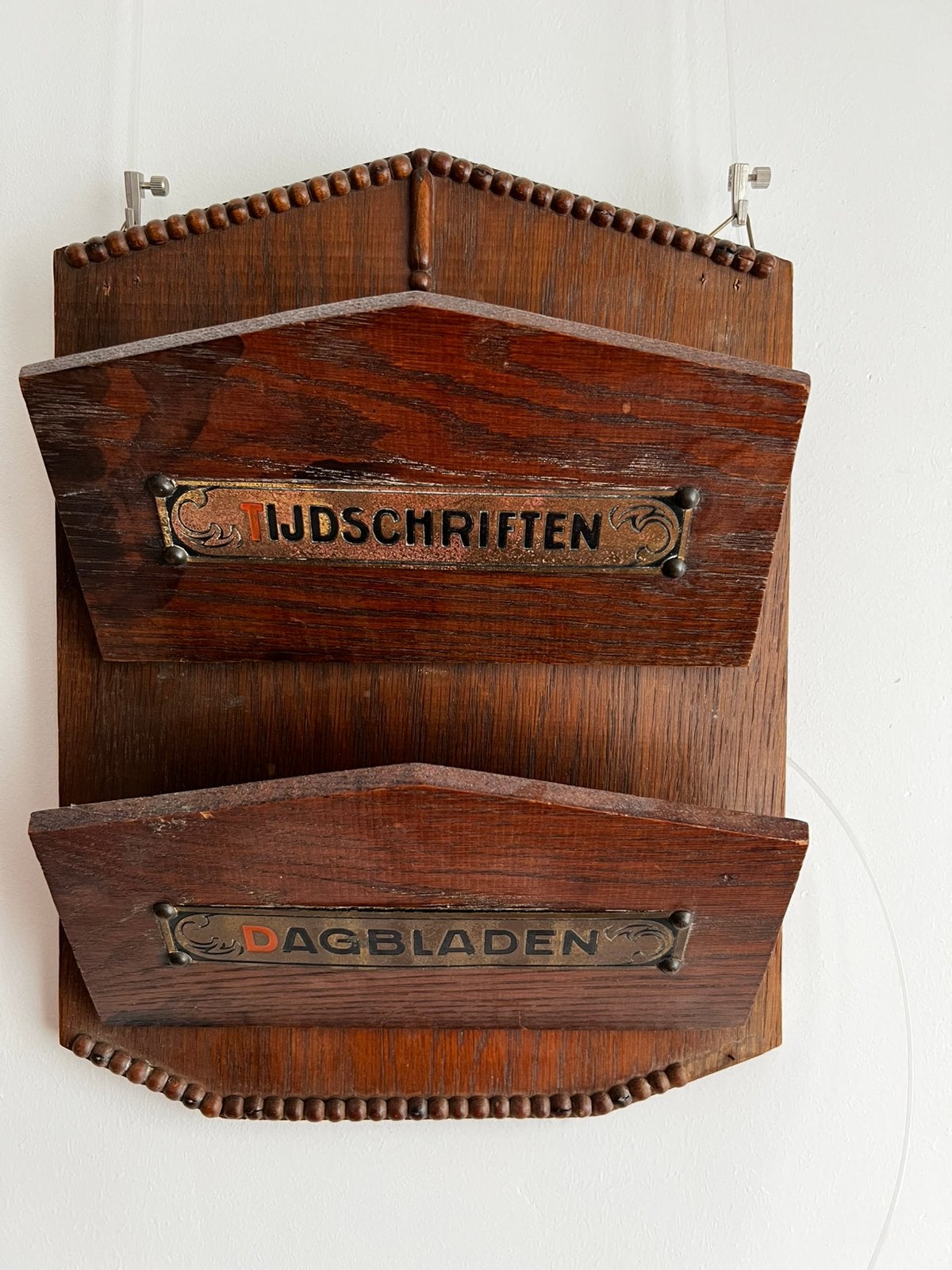 Brievenhouder, Ophalen, Gebruikt