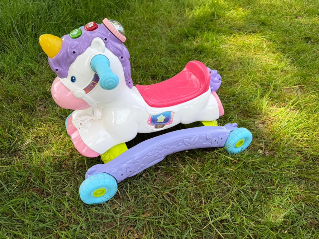 Vtech speelpaard, Ophalen, Gebruikt