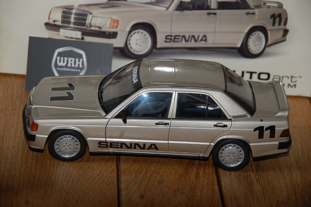 MERCEDES 190 SENNA #11 NURNBURGRING Autoart WRH, Verzenden, Zo goed als nieuw, Auto, Autoart