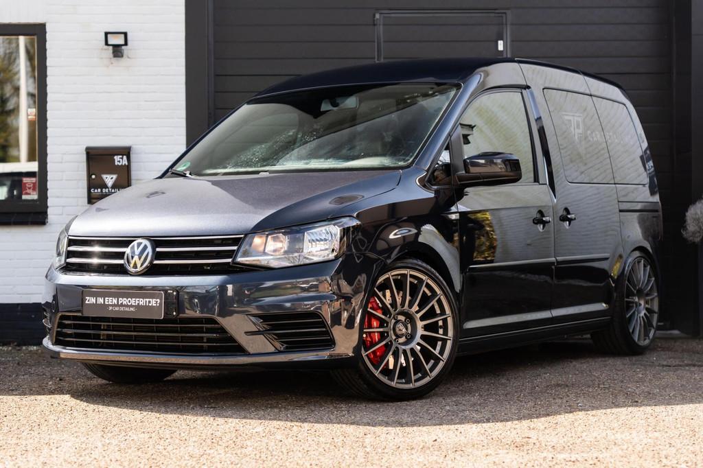 Volkswagen Caddy 1.2 TSI Highline Schroefset OZ Porsche, Auto's, Bestelauto's, Gebruikt, 4 cilinders, Leder en Stof, Bedrijf