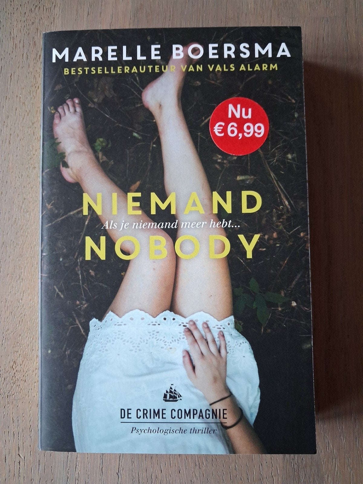 Niemand - Marelle Boersma, Ophalen of Verzenden, Zo goed als nieuw, Marelle Boersma, Nederland