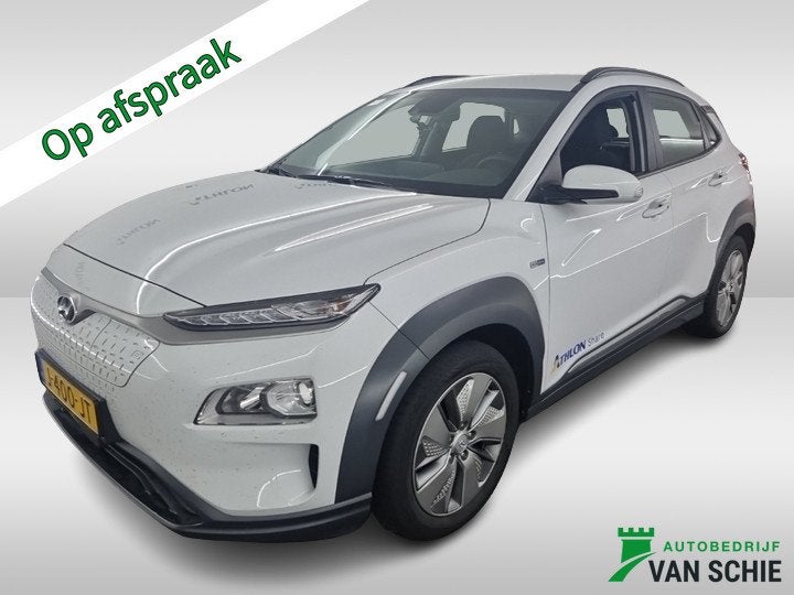 Hyundai KONA EV Comfort 64 kWh 3-Fase 1e-Eig. & Dealer-Onder, Auto's, 12 maanden, Stof, Gebruikt, Zwart