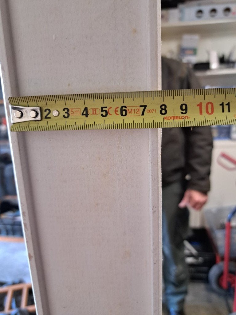 Opdek deur met kozijn hout, Doe-het-zelf en Verbouw, Ophalen, Gebruikt, 80 tot 100 cm, Binnendeur