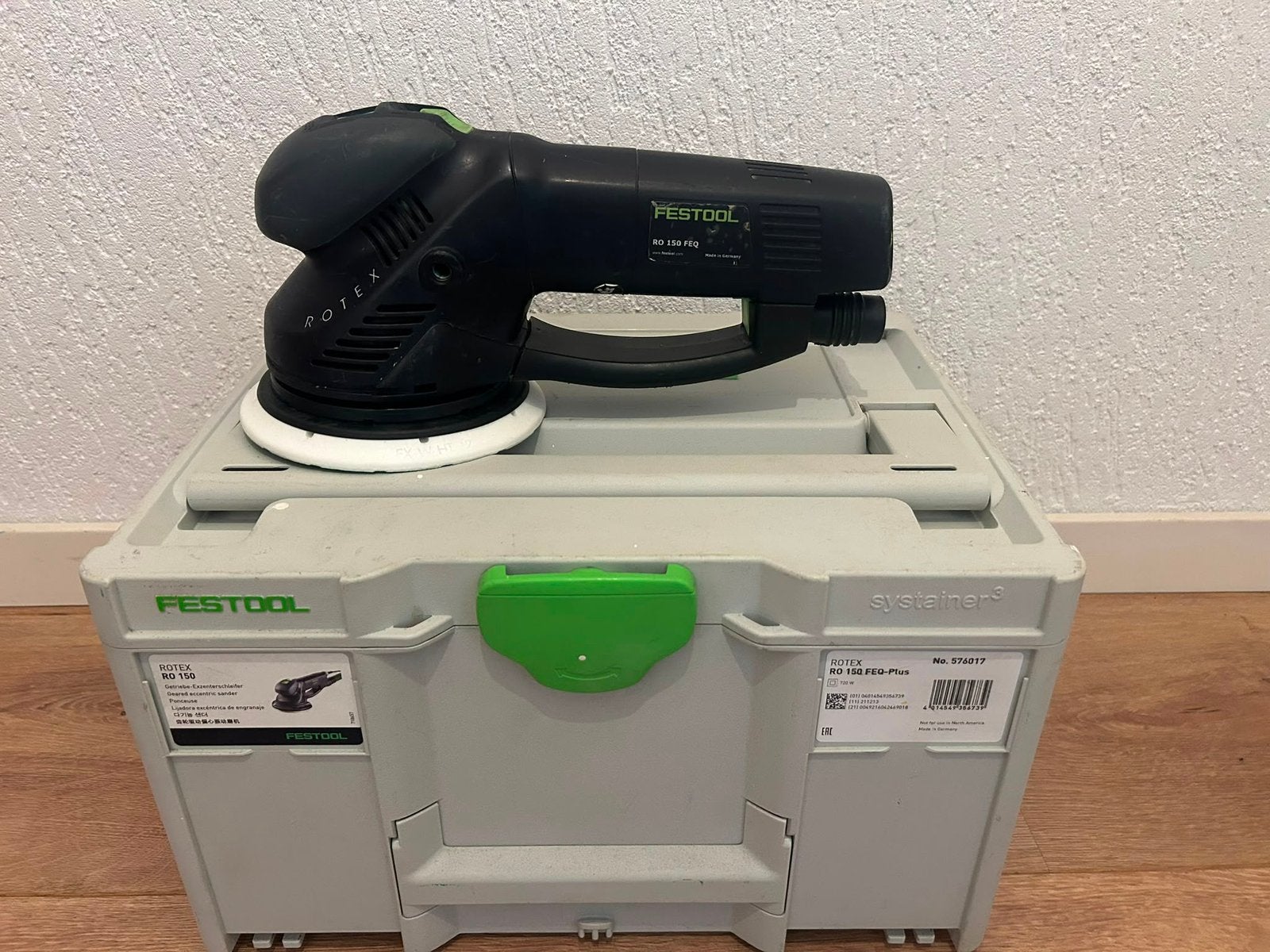 Festool RO 150 FEQ, Doe-het-zelf en Verbouw, Ophalen, Gebruikt, Minder dan 600 watt, Excentrische schuurmachine