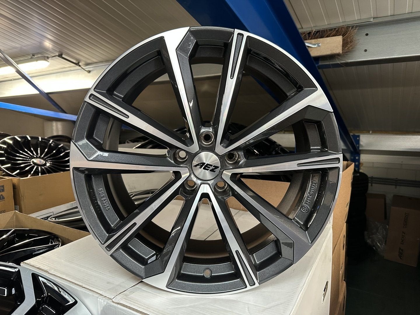 Nieuw 18inch VW Audi Seat BMW Skoda AEZ Style Velgen! 5x112, 18 inch, -, -, Banden en Velgen