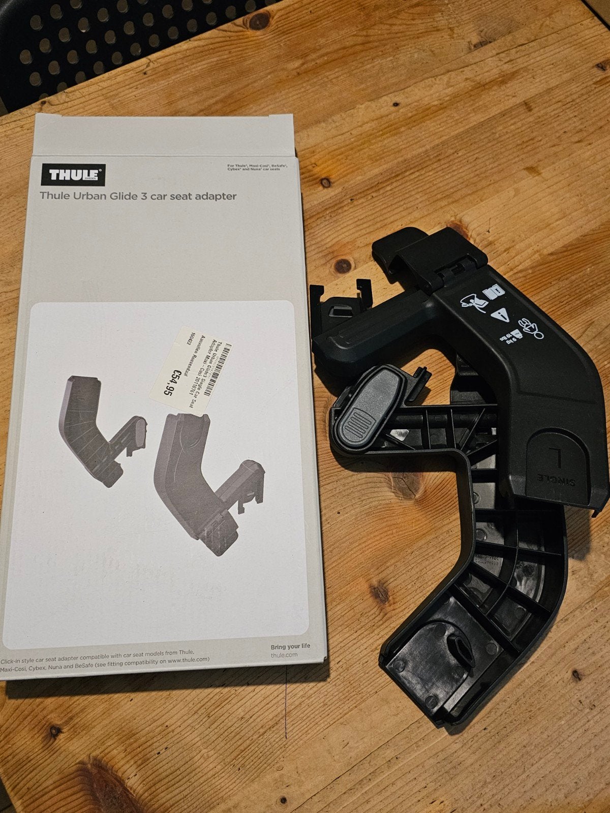 Thule Urban Glide 3 of 4 autostoeladapter, Overige merken, Autogordel of Isofix, Ophalen of Verzenden, Zo goed als nieuw