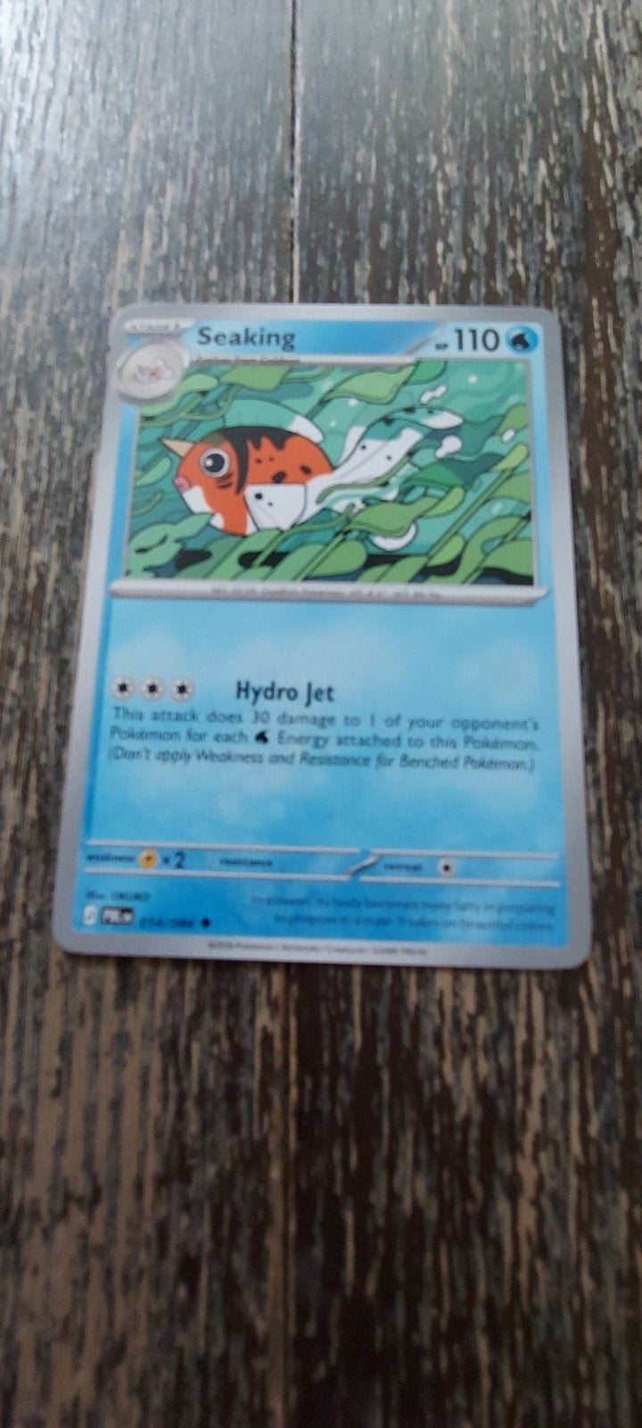 Pokémon Pitch Black Seaking 014/084 NM, Ophalen of Verzenden, Zo goed als nieuw, Losse kaart