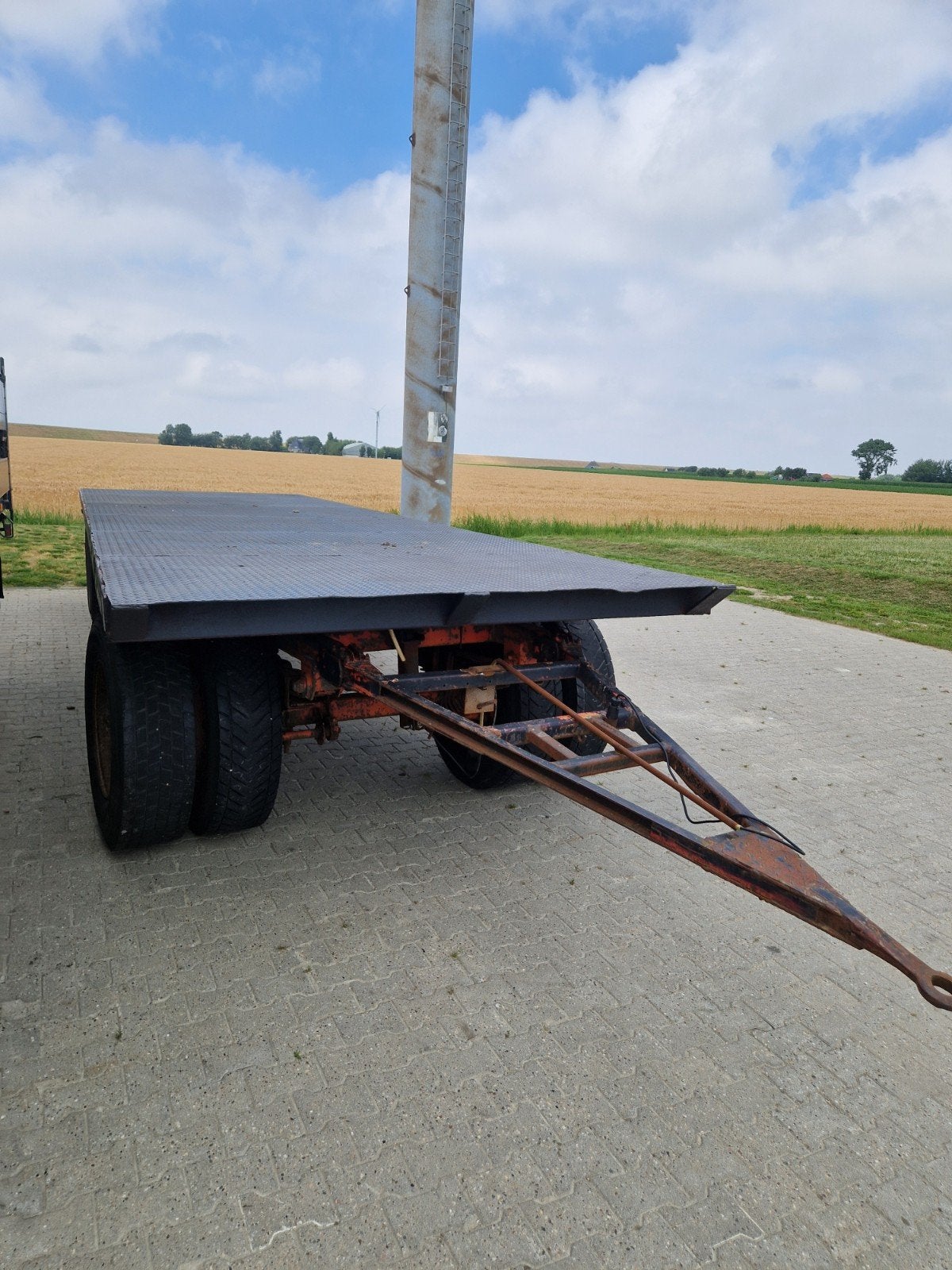 Platte wagen, Ophalen, Transport