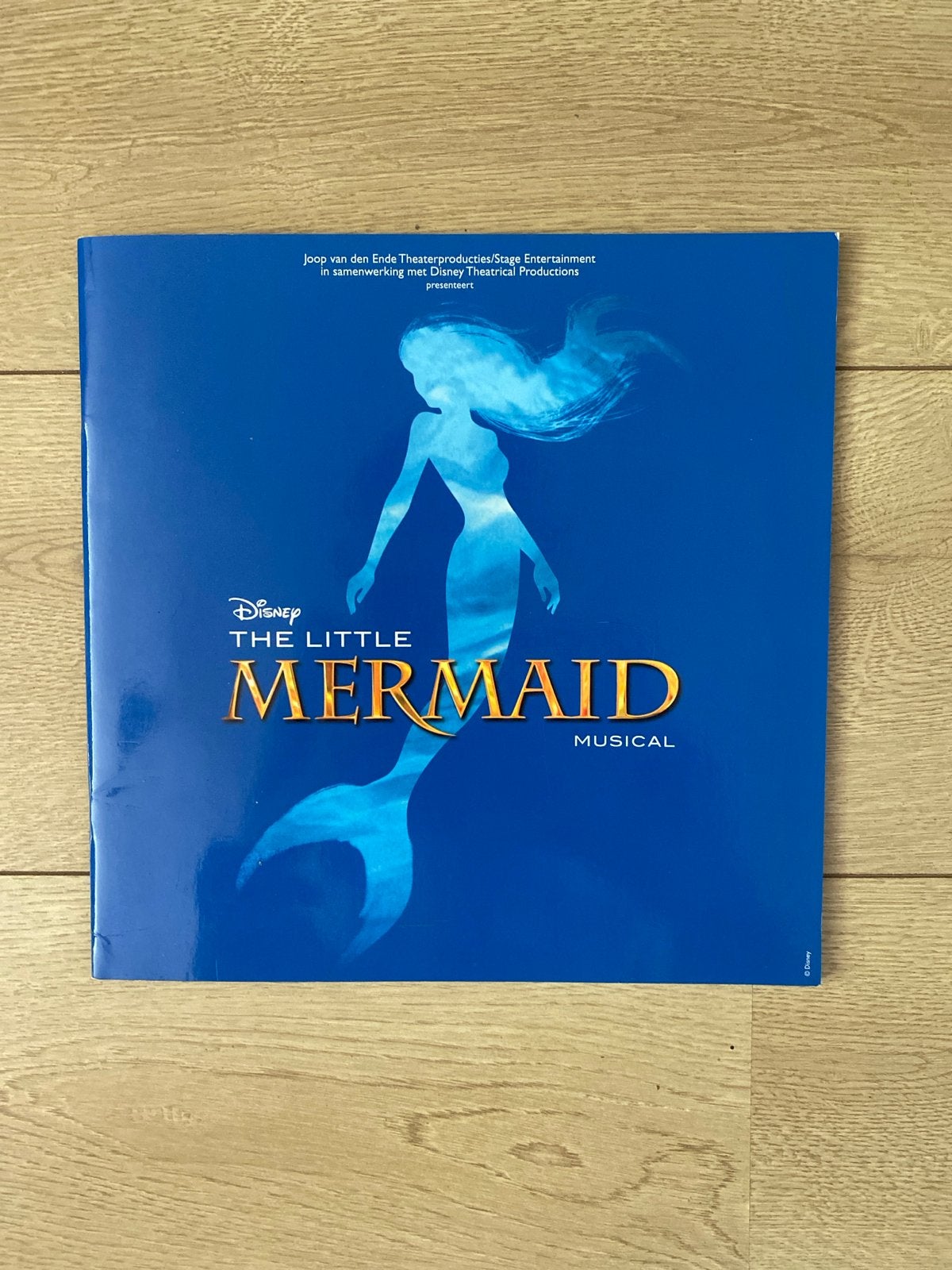 Disney The Little Mermaid Musical Programmaboek, Ophalen of Verzenden, Overige figuren, Zo goed als nieuw, Overige typen