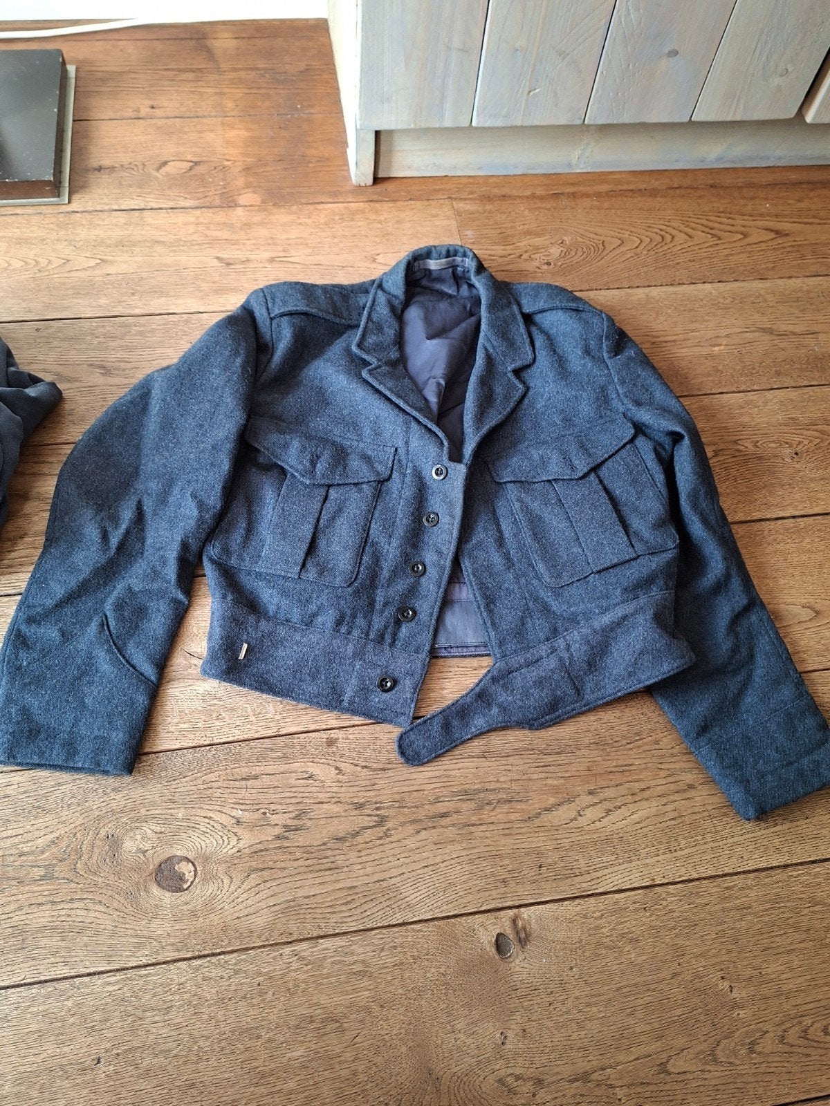 Brits RAF jasje battle dress, Ophalen of Verzenden, Luchtmacht, Engeland, Kleding of Schoenen