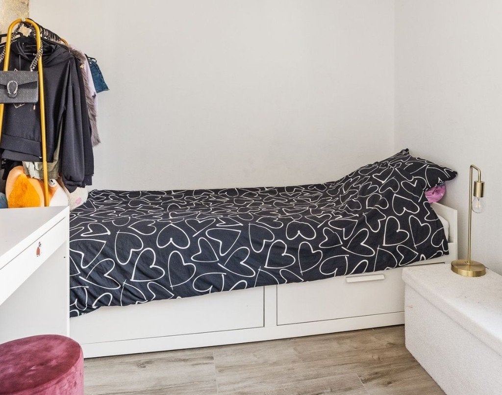 Ikea BRIMNES bed 80x200, Ophalen, Gebruikt, Eenpersoons, Wit