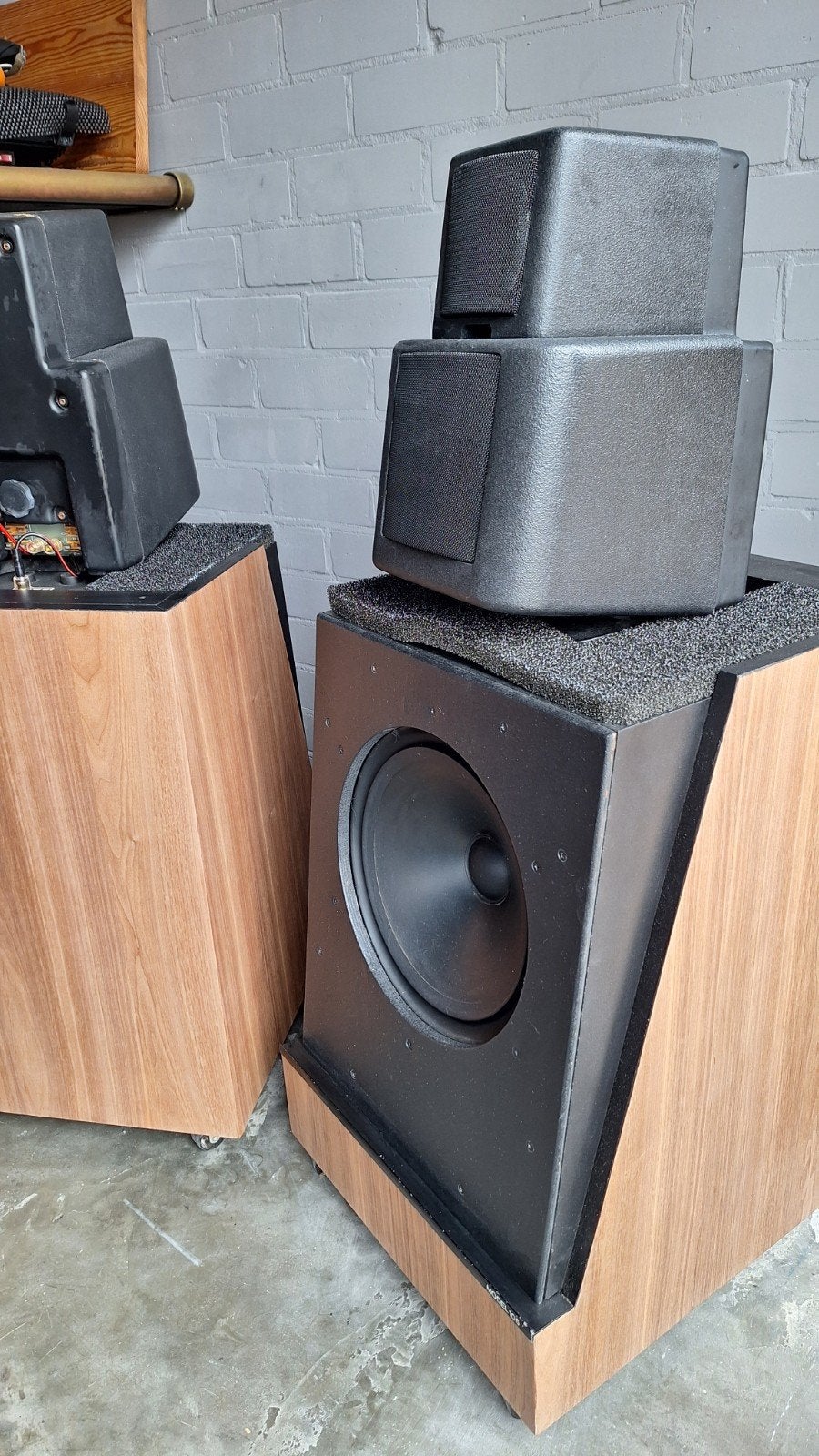 KEF 105, Ophalen of Verzenden, Gebruikt, Vloerstaande luidspreker, KEF