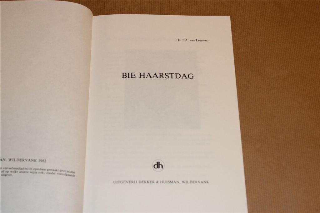 Bie Haarstdag — 50 Jaar Doomnee — Preken & Gedichten, Boeken, Ophalen of Verzenden, Gelezen