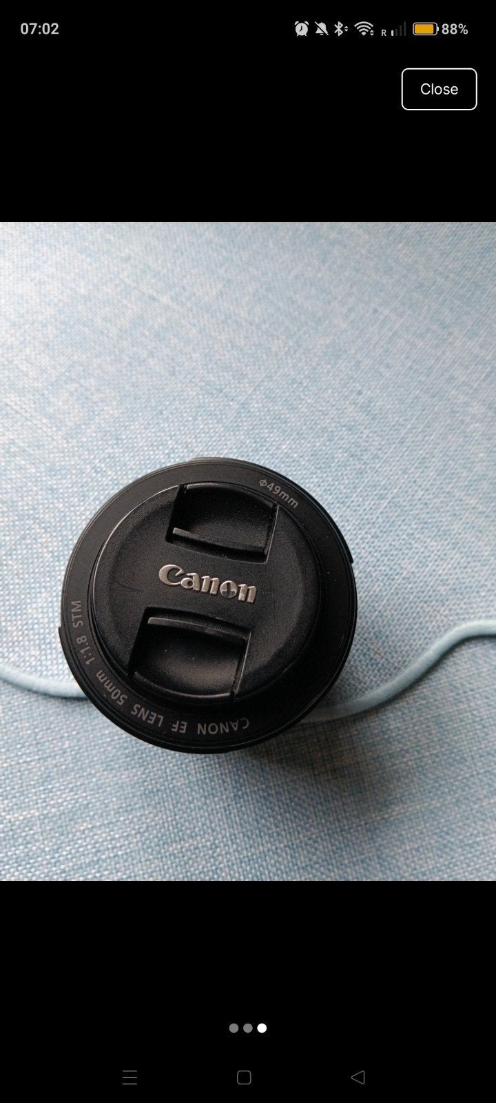 Canon EF 50mm f/1.8 STM lens, Audio, Tv en Foto, Fotografie | Lenzen en Objectieven, Ophalen of Verzenden, Zo goed als nieuw, Standaardlens