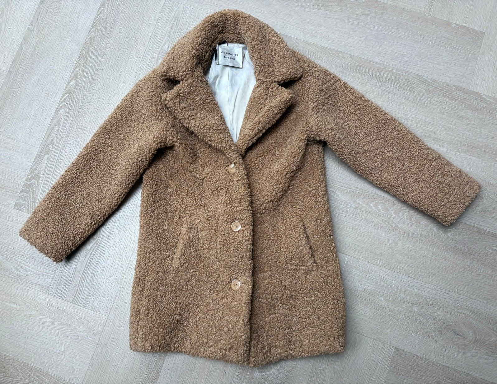Les Coyotes de Paris Penelope teddy jas 140 146 *, Ophalen of Verzenden, Gebruikt, Meisje, Jas