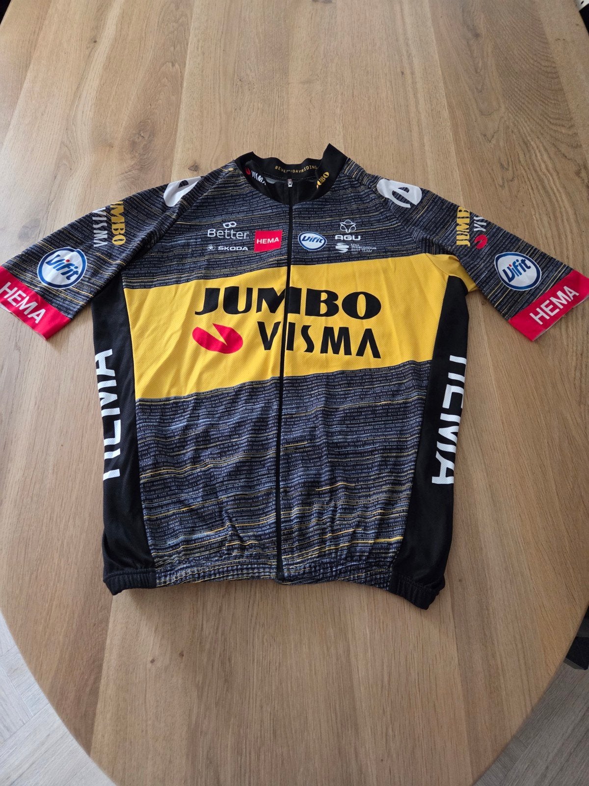 Jumbo Visma Wielershirt AGU Maat XL, Fietsen en Brommers, Fietsaccessoires | Fietskleding, Ophalen, Heren, Nieuw, XL