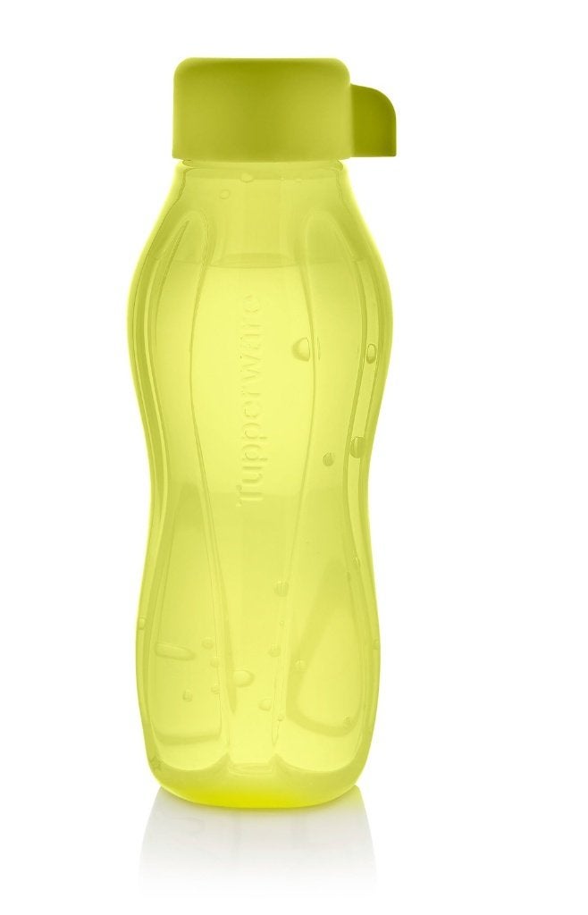 Tupperware Ecofles 310ml Geel Nieuw, BPA-vrij, Geel, Beker of Kan, Nieuw