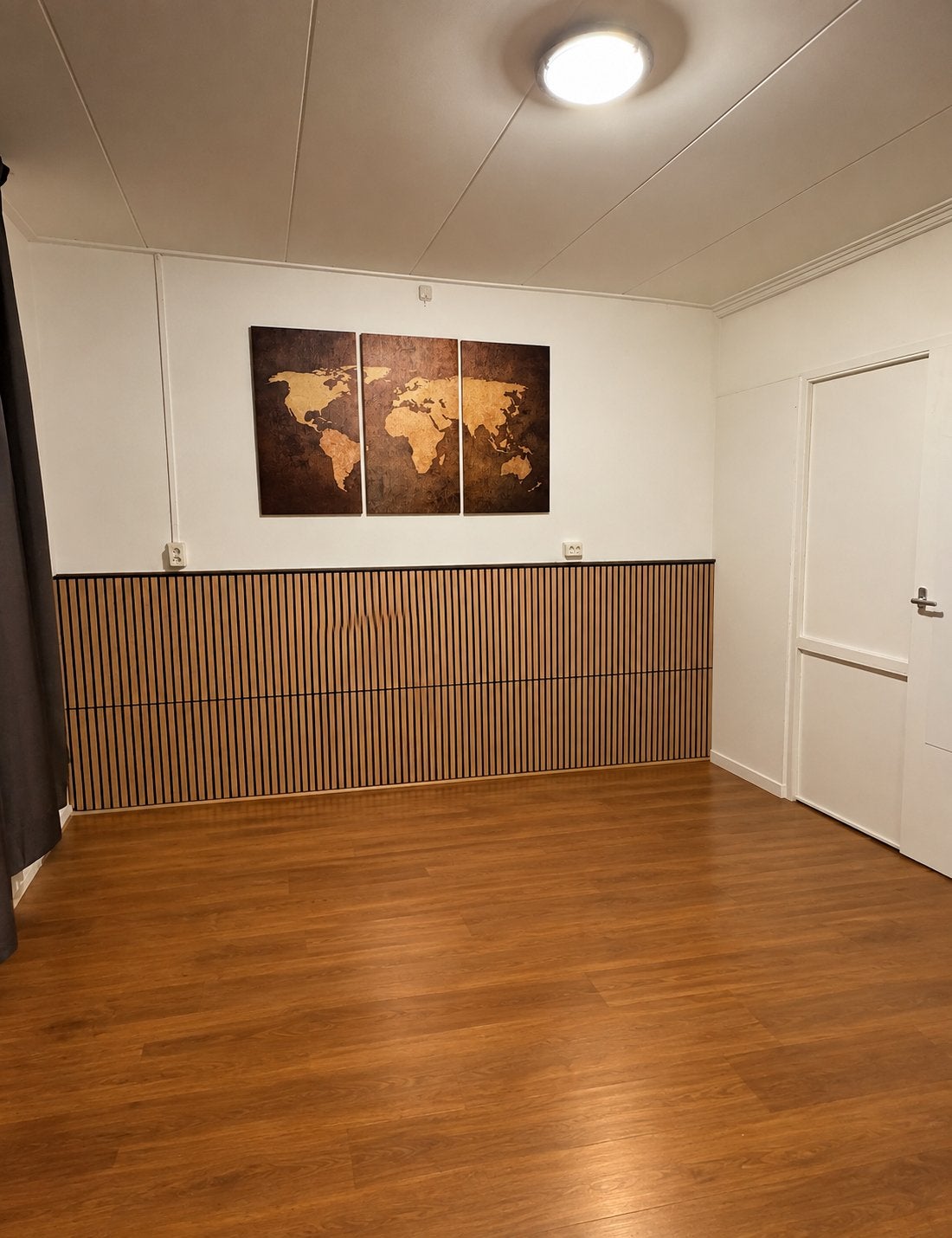 Akoestische houten wandpanelen, Huis en Inrichting, Ophalen, Hout, Zo goed als nieuw, Bruin