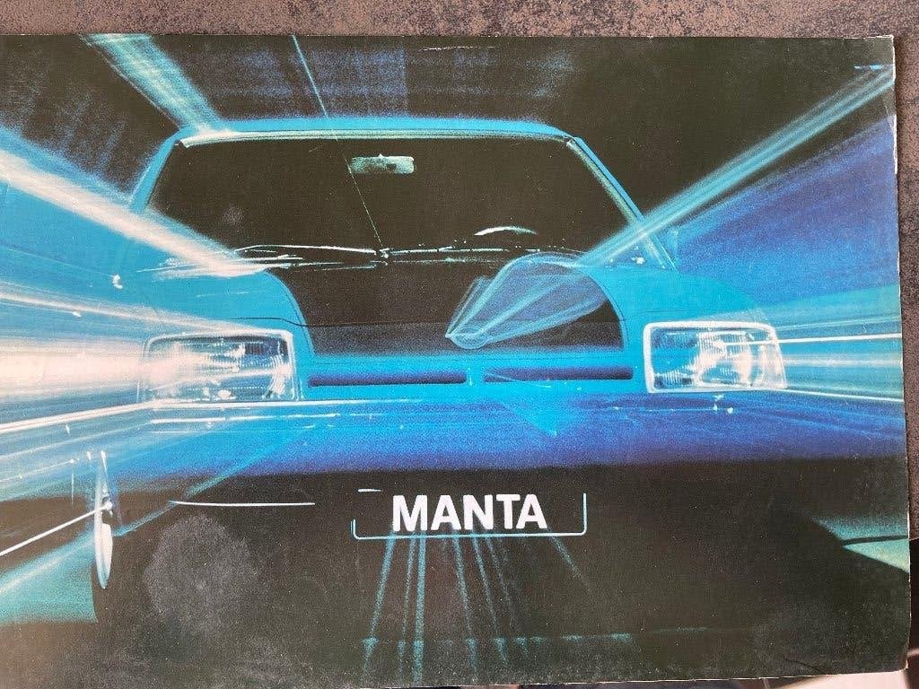 Folder van Opel Manta 1975, Ophalen of Verzenden, Zo goed als nieuw, Opel