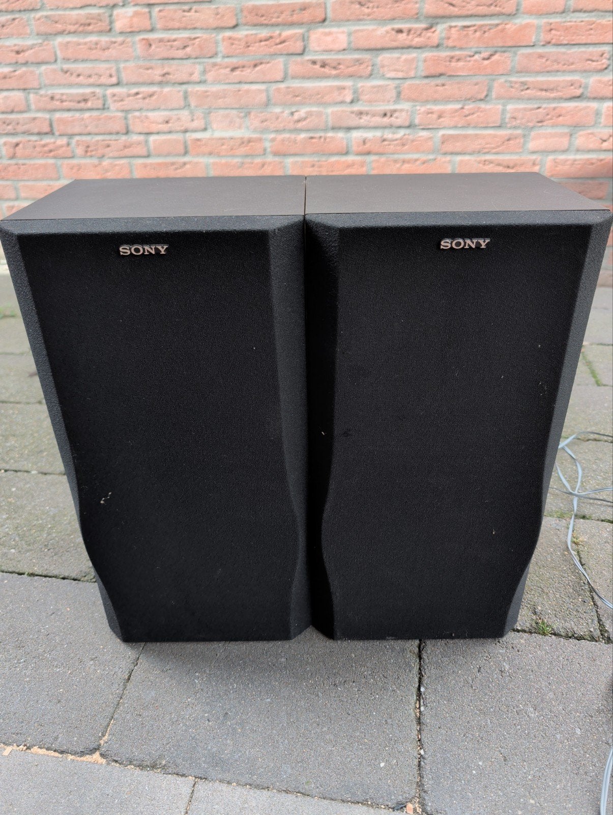 Sony SS-A209 bedrade speakerset, Audio, Tv en Foto, Ophalen, Stereo speakers, Gebruikt, Inclusief kabels