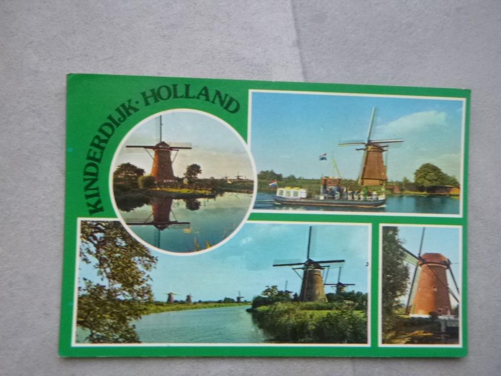 Kinderdijk, molen 1982, Verzenden, 1980 tot heden, Gelopen, Noord-Brabant