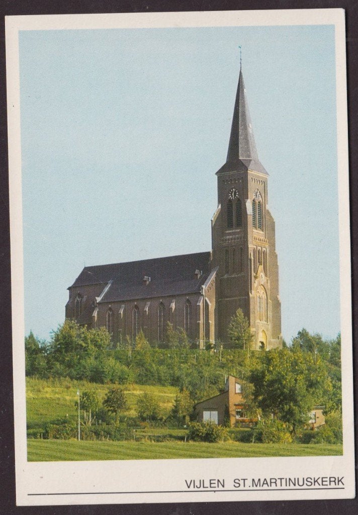 Vijlen St. Martinuskerk Hoogst gelegen RK Kerk v. Nederland, Verzenden, 1980 tot heden, Gelopen, Limburg