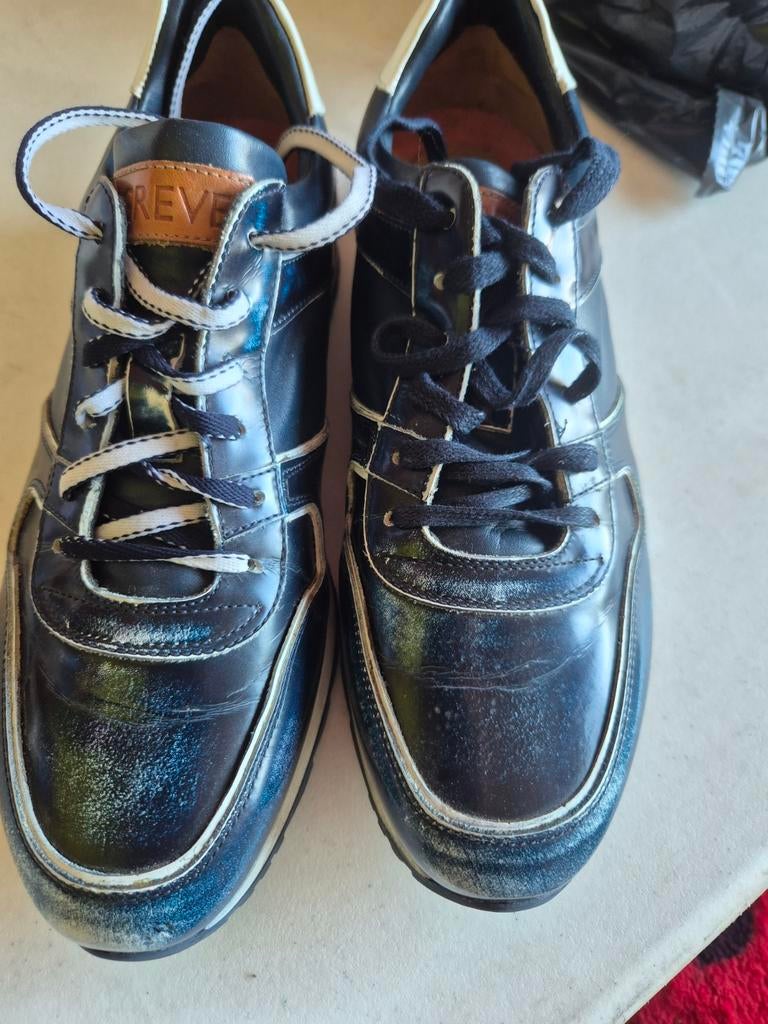 Greve schoenen, Blauw, Ophalen of Verzenden, Veterschoenen, Gedragen