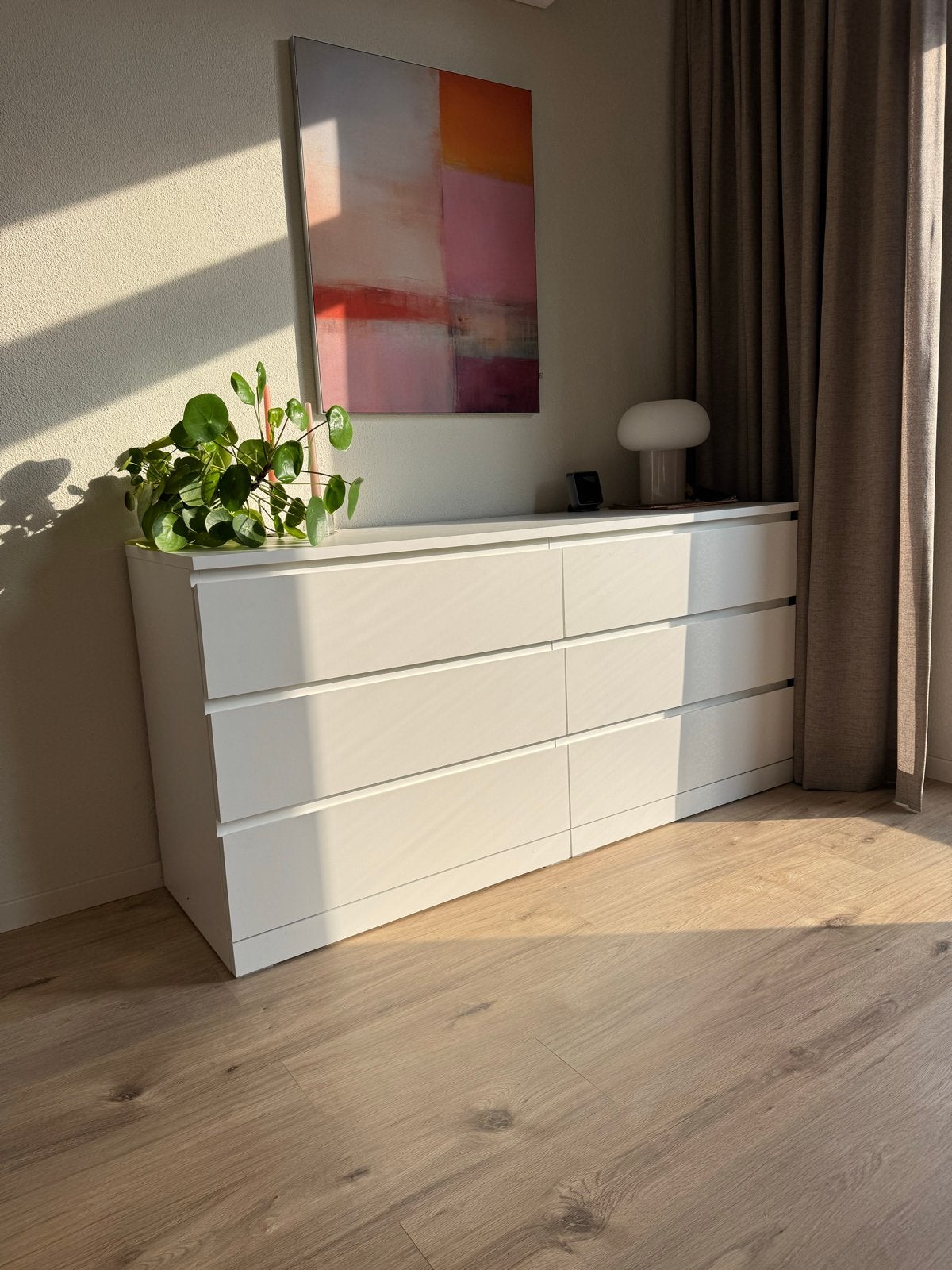 Ikea Malm ladekast met 6 lades, Huis en Inrichting, Kasten | Ladekasten, Ophalen, Overige materialen, 5 laden of meer, 150 tot 200 cm