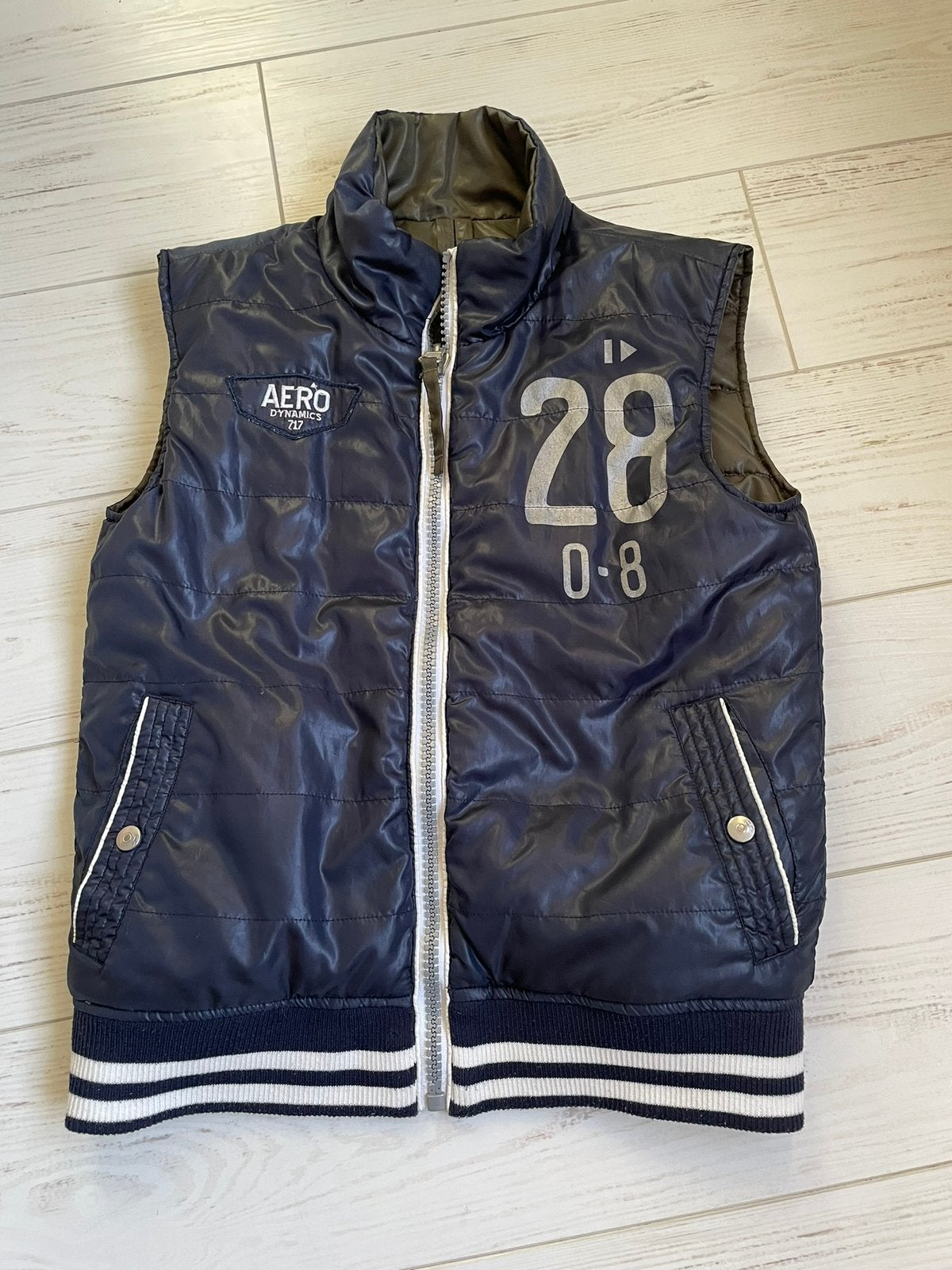 Jongens bodywarmer Seven one seven - Maat 134 (omkeerbaar), Kinderen en Baby's, Kinderkleding | Maat 134, Ophalen of Verzenden
