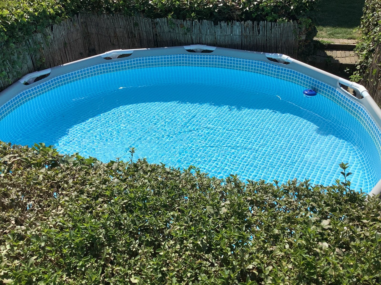 Intex opzetzwembad met zandfilterpomp en accessoires, Gebruikt, Rond, 300 cm of meer, Ophalen
