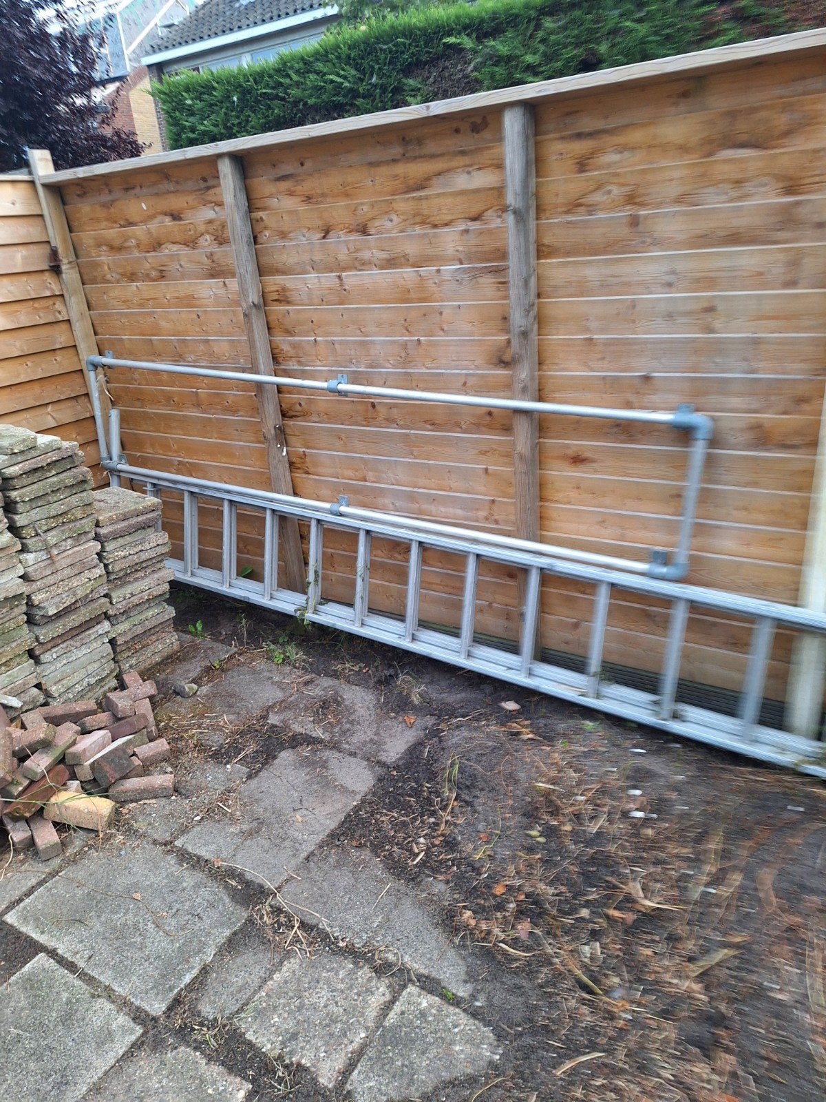 te koop frame reclamedoek, Doe-het-zelf en Verbouw, Metalen, Ophalen, Zo goed als nieuw, IJzer