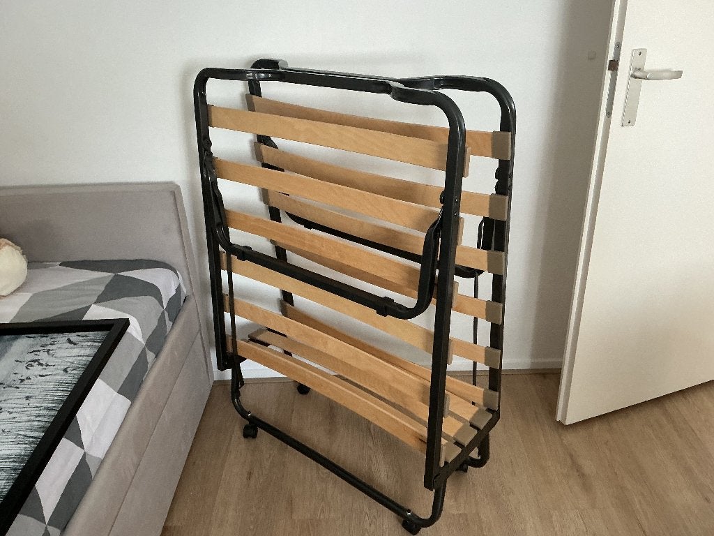 Logeerbed, Ophalen, Eenpersoons, 190 cm of minder, Zo goed als nieuw