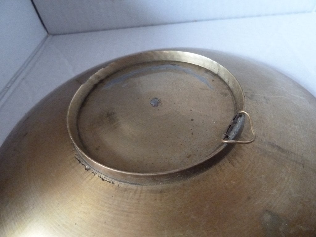 Messing wandbordje met gravure, Ophalen of Verzenden