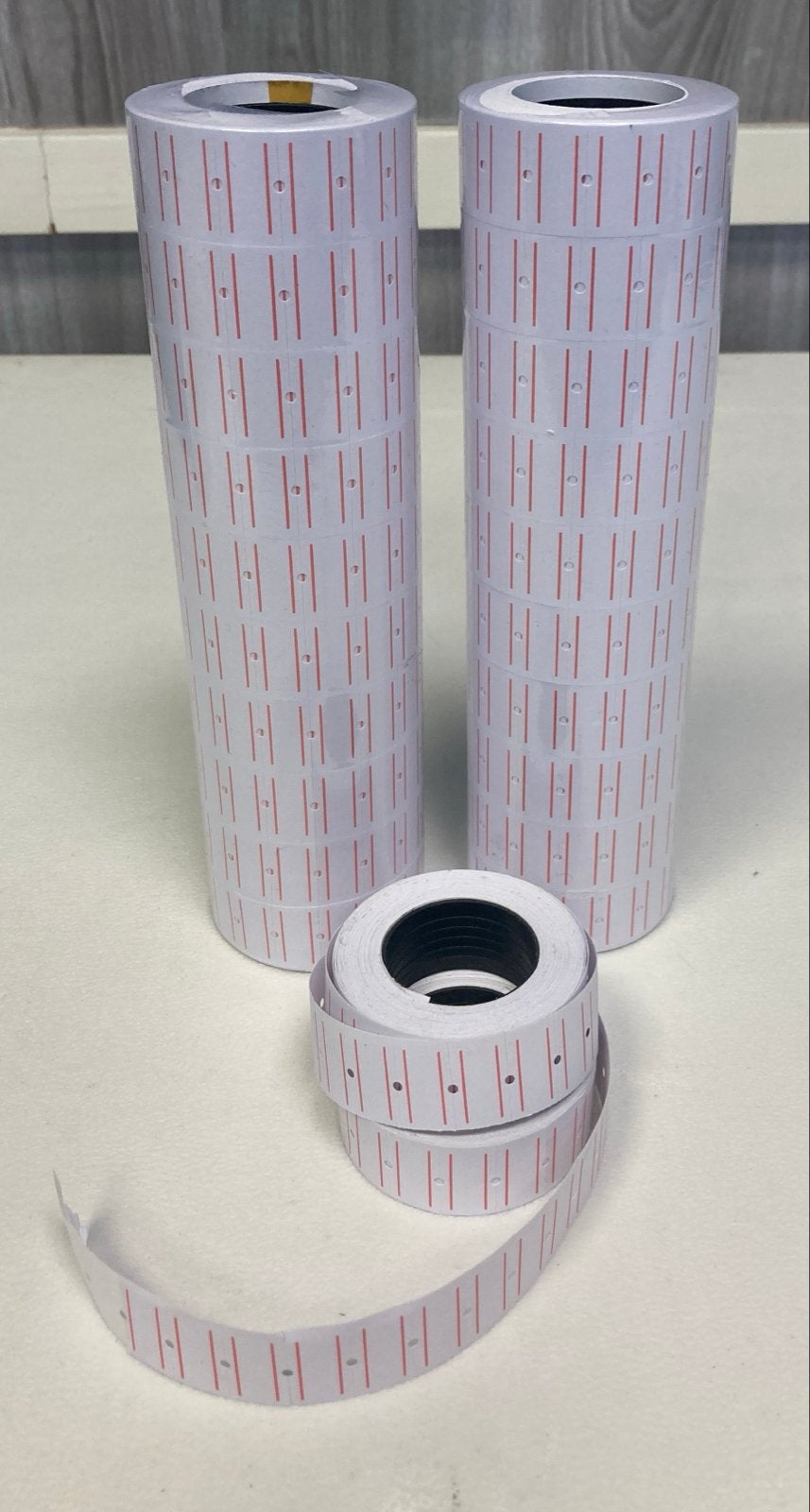 Prijslabels voor prijskaartjespistool - 2 rollen, Hobby en Vrije tijd, Ophalen of Verzenden, Nieuw, Meerdere stickers