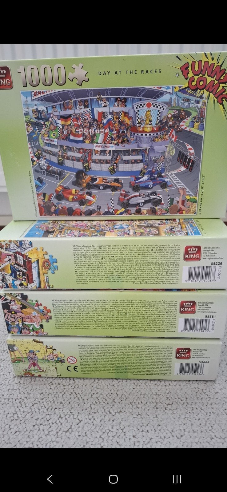 Puzzels King, Ophalen, 500 t/m 1500 stukjes, Zo goed als nieuw