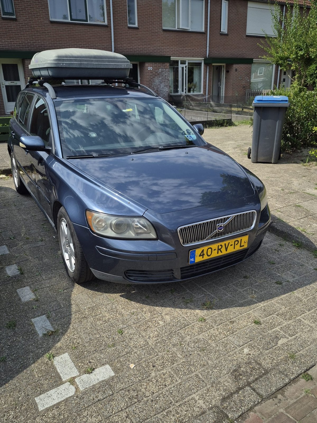 Volvo V50 2.0 D 2005 Blauw, Auto's, Voorwielaandrijving, 136 pk, 4 cilinders, 700 kg
