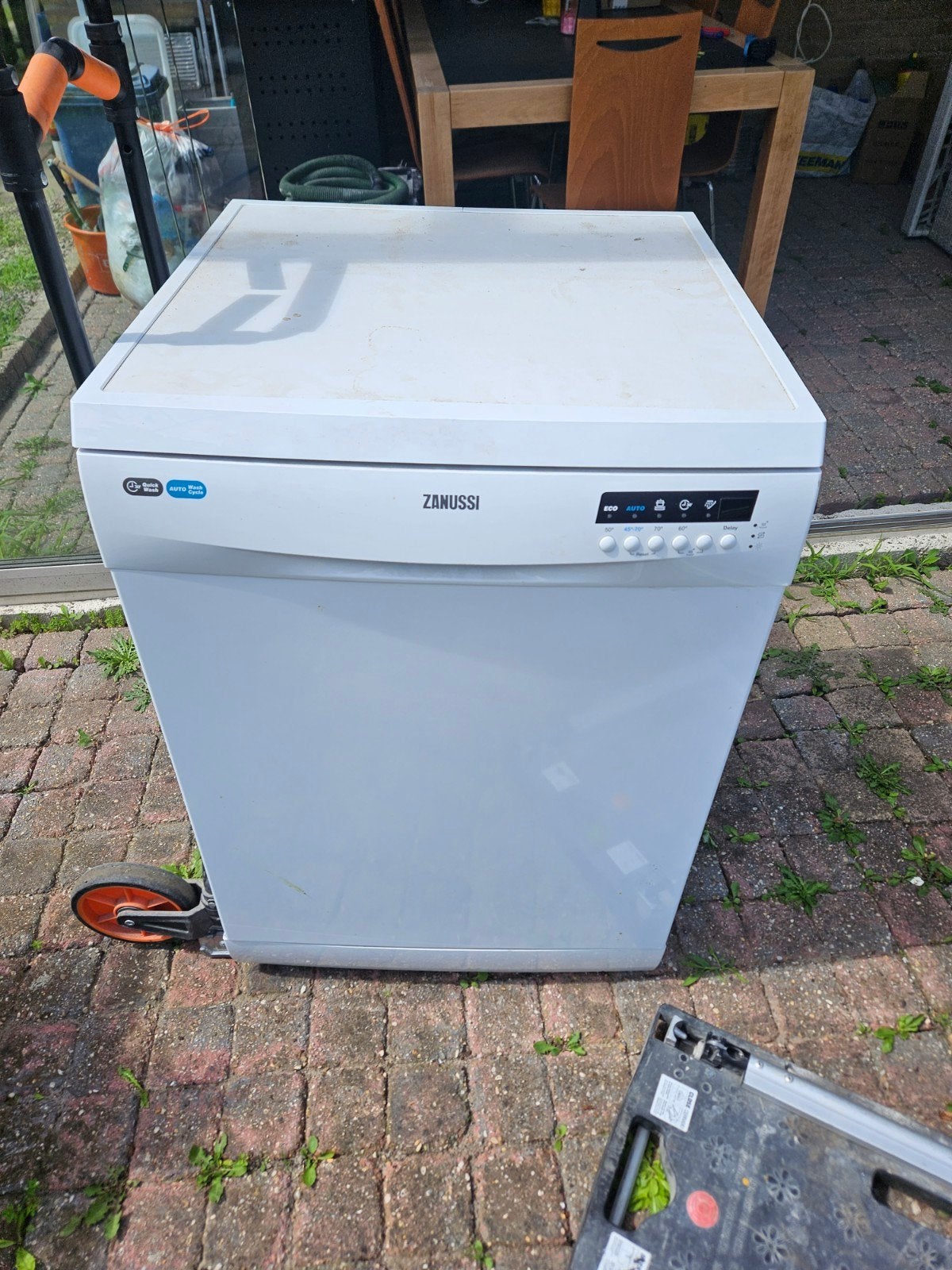 Zanussi Vaatwasser - Vrijstaand en Gebruikt, Ophalen, Gebruikt, 60 cm of meer, 85 tot 90 cm