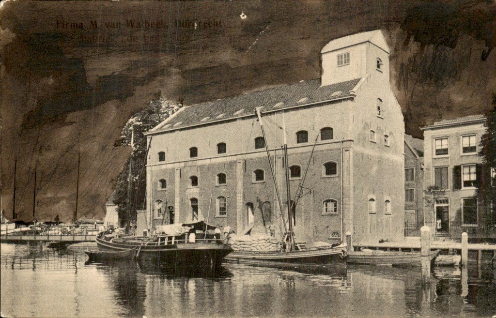 Dordrecht - Fabriek de Landbouw - Zuig-elevator, Ophalen of Verzenden, Voor 1920, Ongelopen, Zuid-Holland