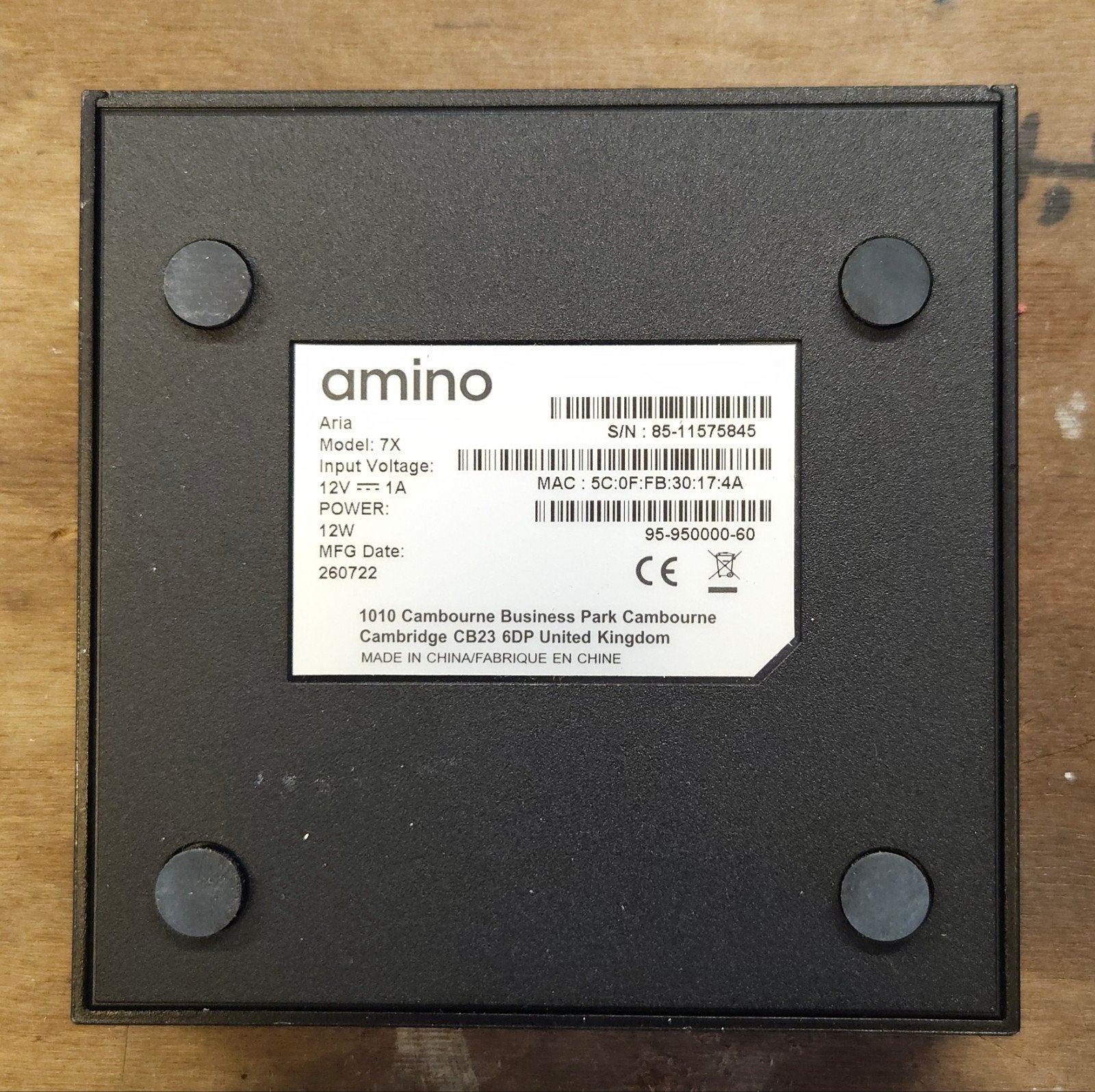 2 x een Amino Aria 7X Set-Top Box - Gebruikt, Ophalen of Verzenden, Zo goed als nieuw, HDMI, Zonder harde schijf