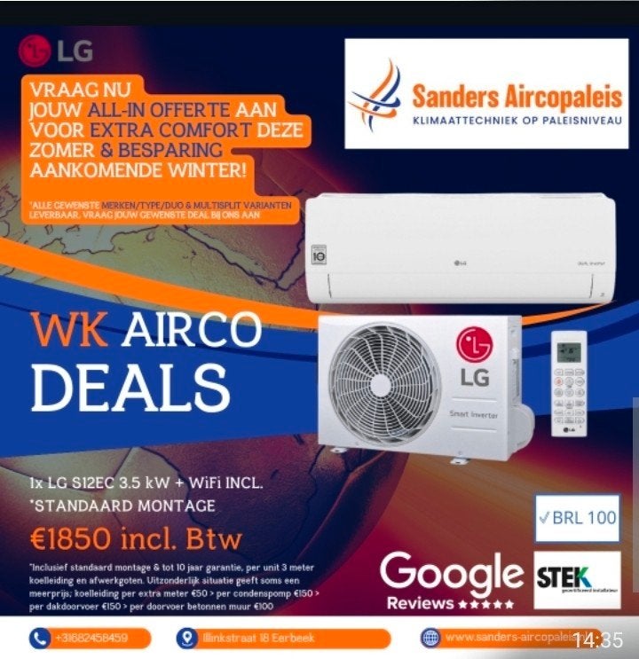 ⚽❄️ WK AIRCO DEALS ❄️⚽, Ophalen of Verzenden, Nieuw