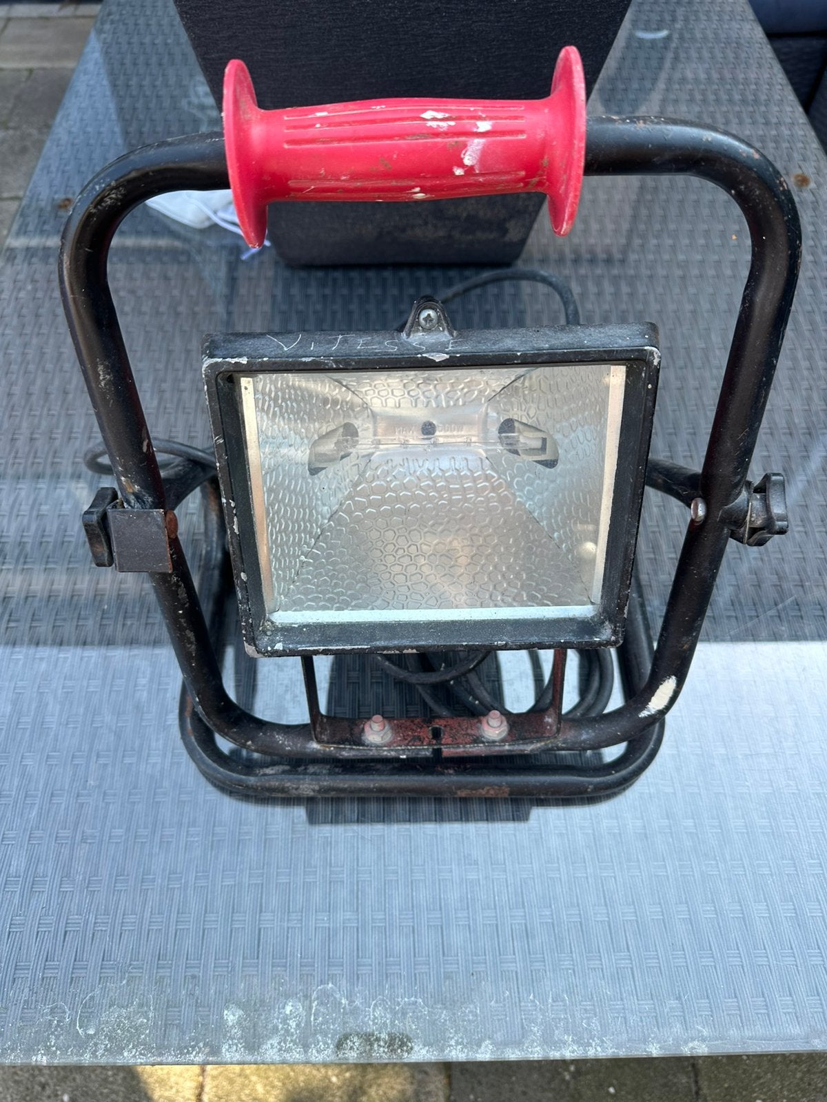 Werk lamp / bouwlamp, Ophalen of Verzenden, Zo goed als nieuw, 500 watt of meer, Lamp