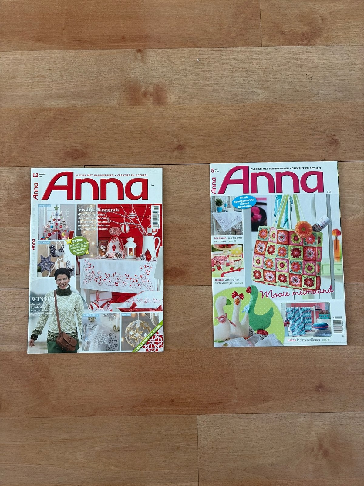 Anna Handwerk Tijdschriften - Kerstmis & Algemeen, Gebruikt, Meerkleurig, Ophalen of Verzenden, Papier of Karton