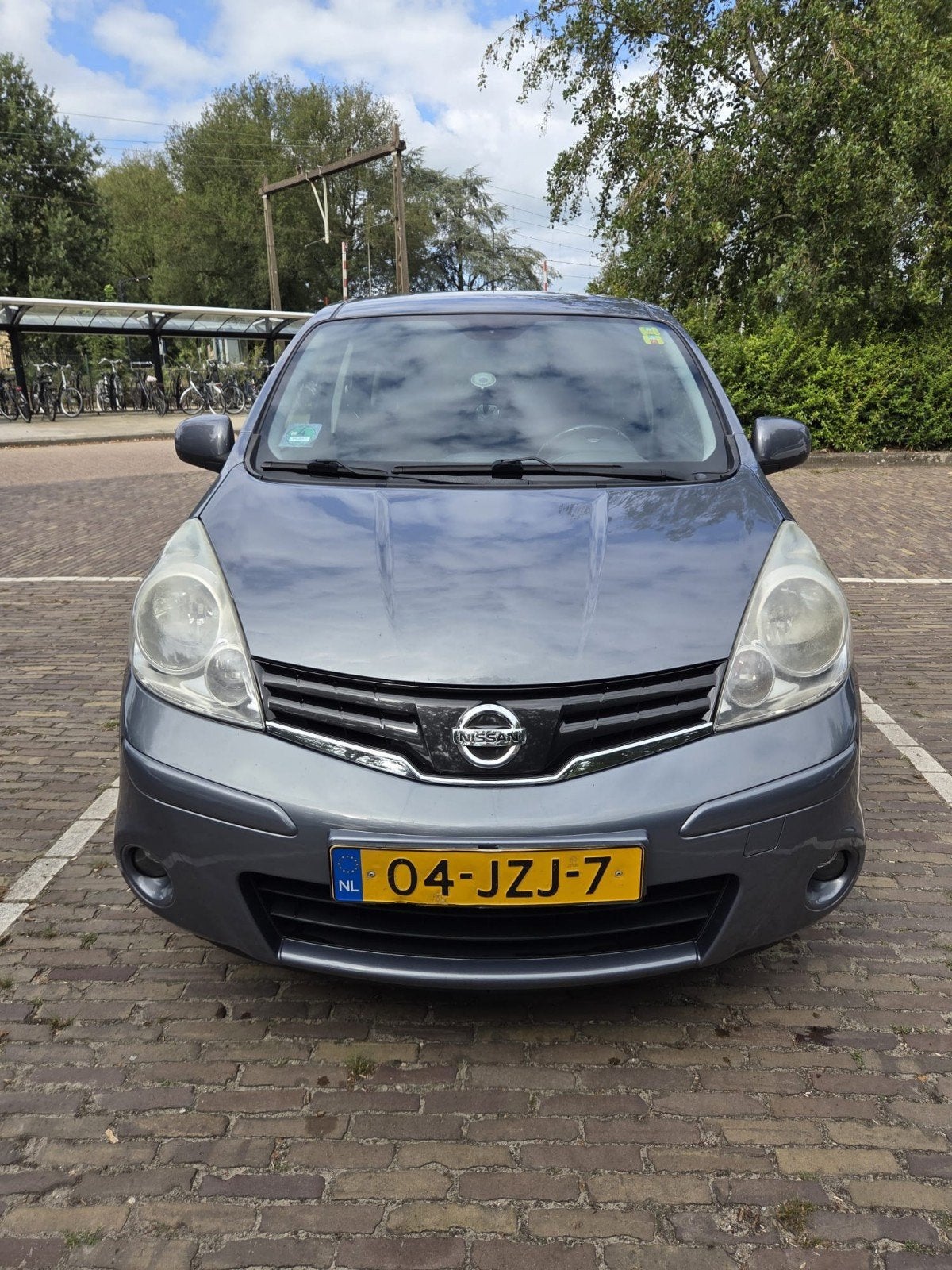 Nissan Note 1.6 16V AUT 2009 Blauw, Auto's, 15 km/l, 750 kg, 4 cilinders, Blauw
