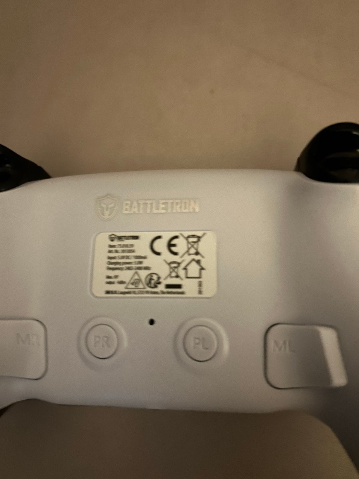 Foto 5 van Battletron Draadloze Controller voor PlayStation 5