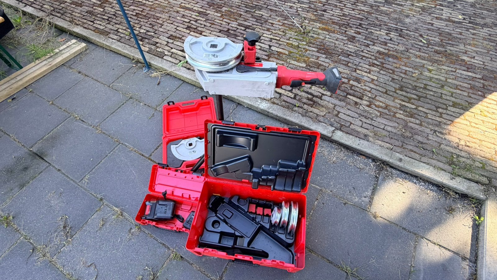 ROTHENBERGER ROBEND 4000 E professionele accu pijpenbuiger, Ophalen, Zo goed als nieuw