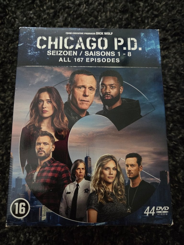 Dvd Chicago pd seizoen 1 tot 8, Engels, Actie, Ophalen of Verzenden, Zo goed als nieuw