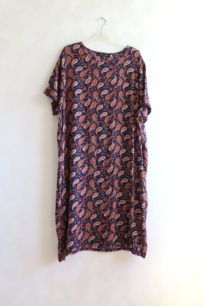 Tuniekjurk paisley Kailishi mt XL/XXL (4965), Blauw, Maat 46/48 (XL) of groter, Nieuw, Ophalen of Verzenden