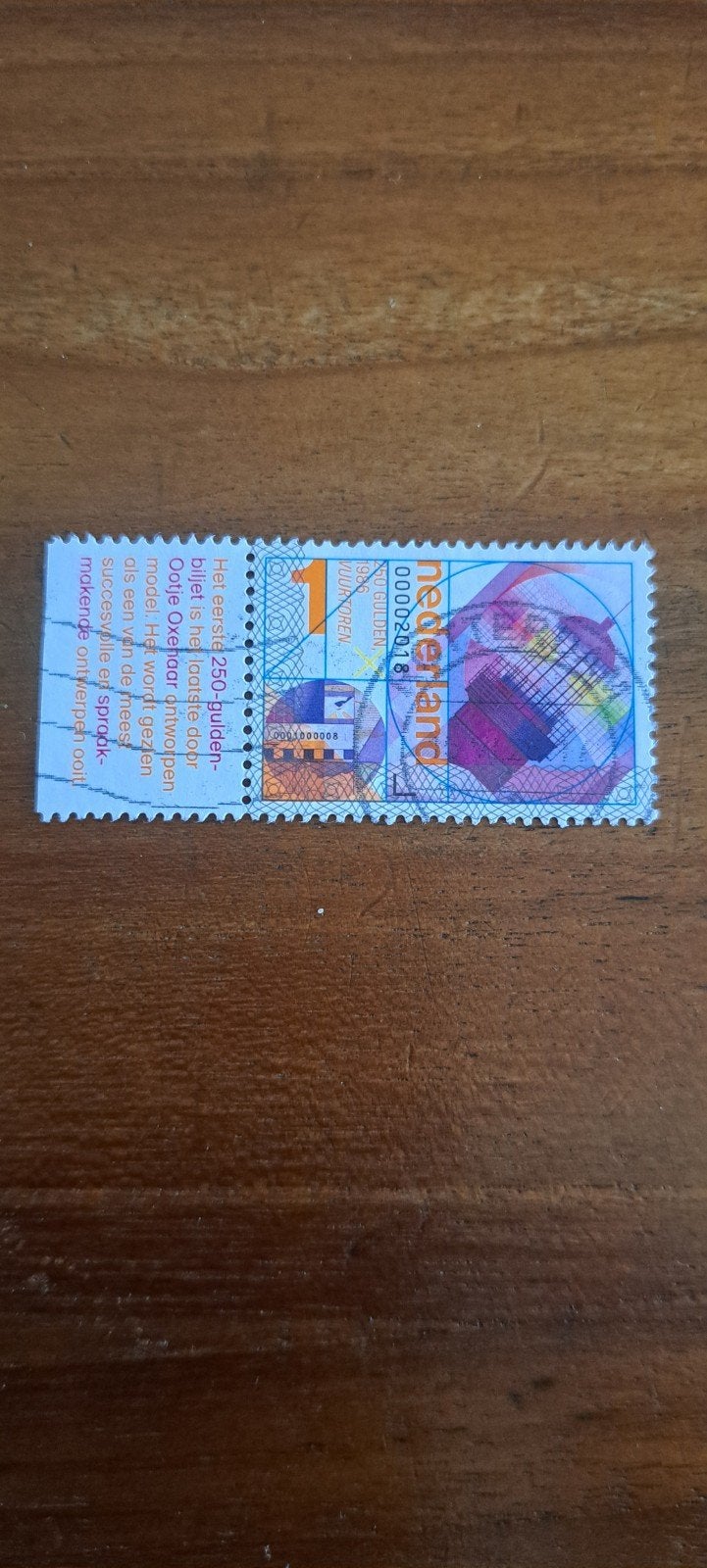 Zegel Spraakmakend Geld met tab. gestempeld. 2018 ., Postzegels en Munten, Postzegels | Nederland, Ophalen of Verzenden