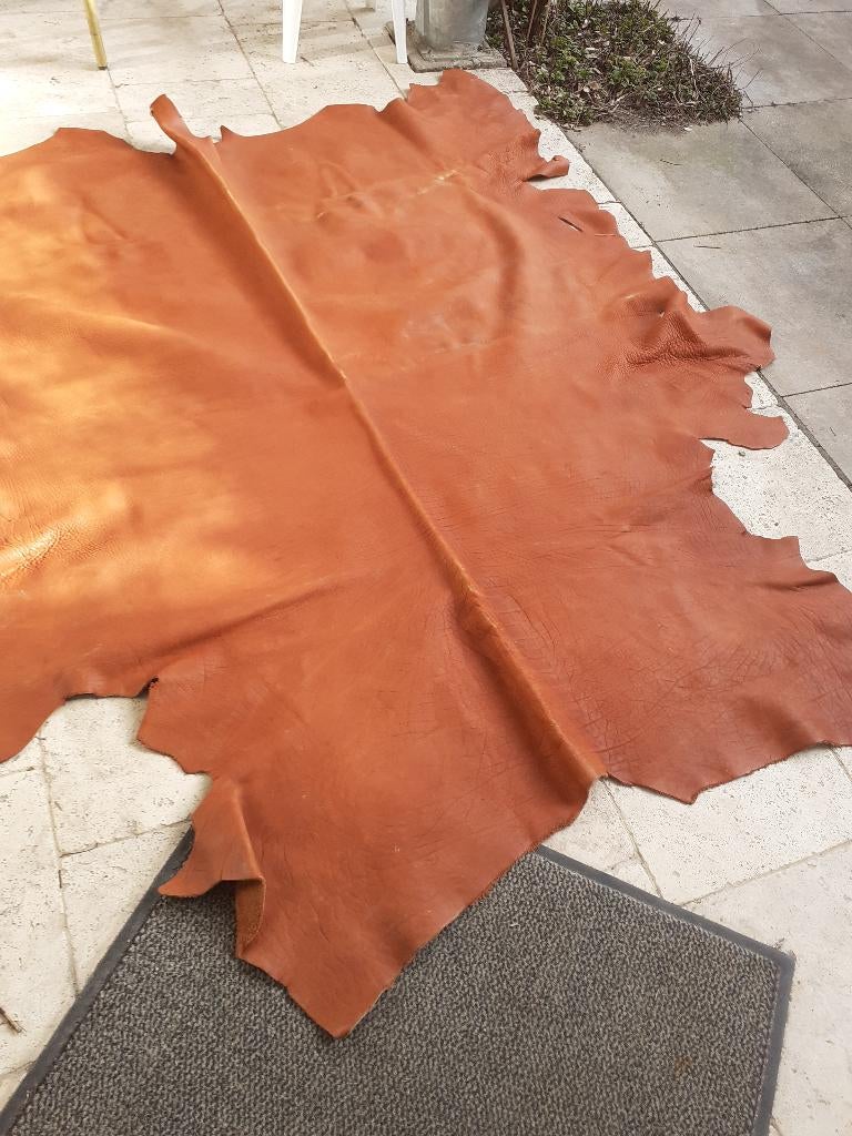 Tijdloze leren huid, Ophalen, Bruin, 150 tot 200 cm, Nieuw